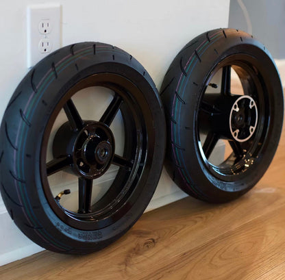12” Kenda Curve Supermoto Wheel Set for Tuttio & Yozma Rotor And Sprocket
