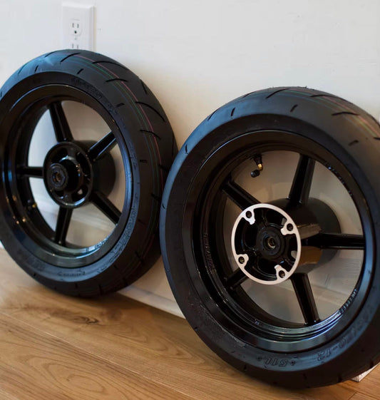 12” Kenda Curve Supermoto Wheel Set for Tuttio & Yozma Rotor And Sprocket