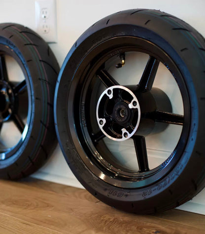 12” Kenda Curve Supermoto Wheel Set for Tuttio & Yozma Rotor And Sprocket