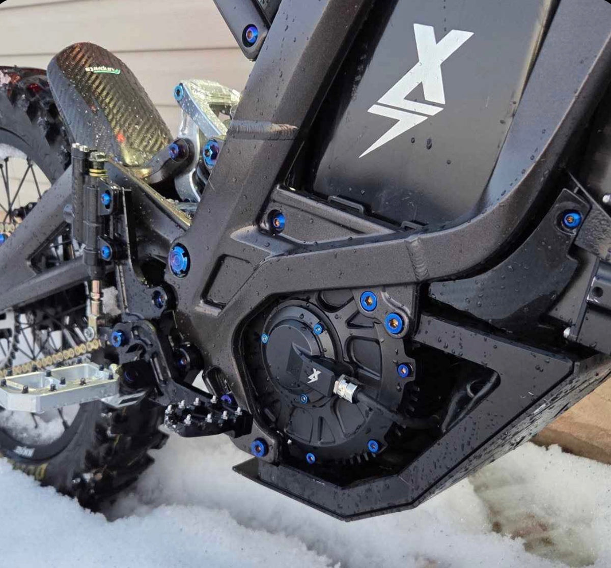 Surron LBX Titanium Burnt Blue Bolt Kit