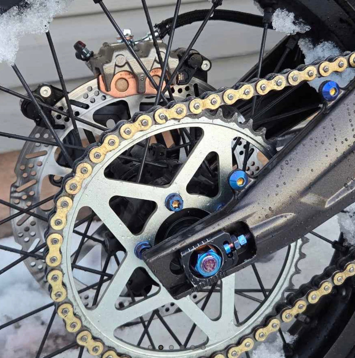 Surron LBX Titanium Burnt Blue Bolt Kit