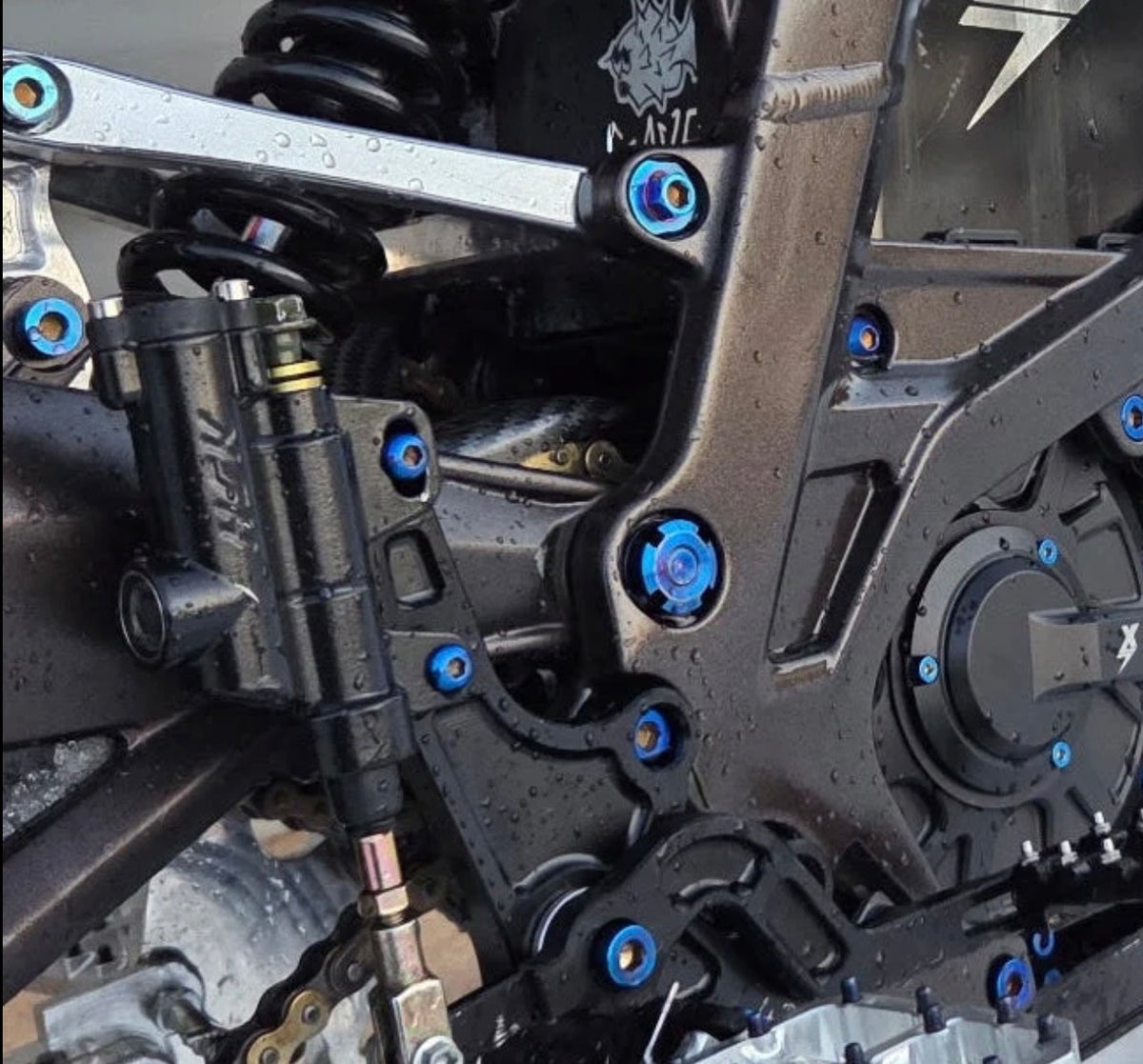 Surron LBX Titanium Burnt Blue Bolt Kit